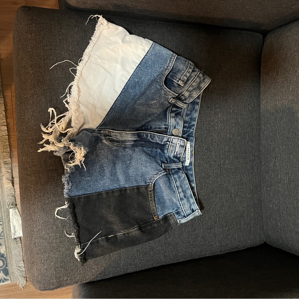 Pacsun Jean shorts with patch work